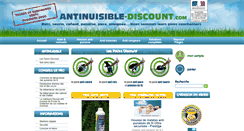 Desktop Screenshot of antinuisible-discount.com